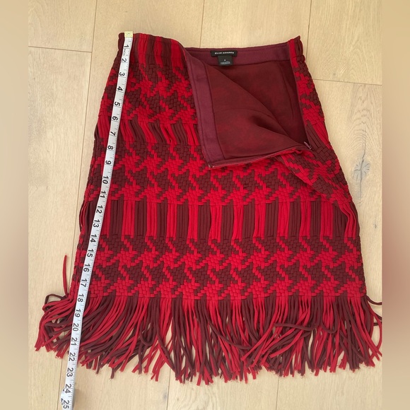 Club Monaco Woven Skirt with Fringe - Picture 4 of 6